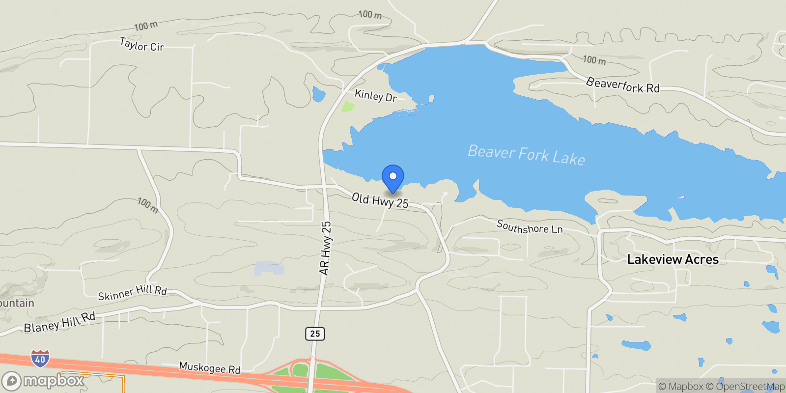 Map showing 3740 Friendship Road, Conway, AR 72032, Conway, Arkansas, United States.