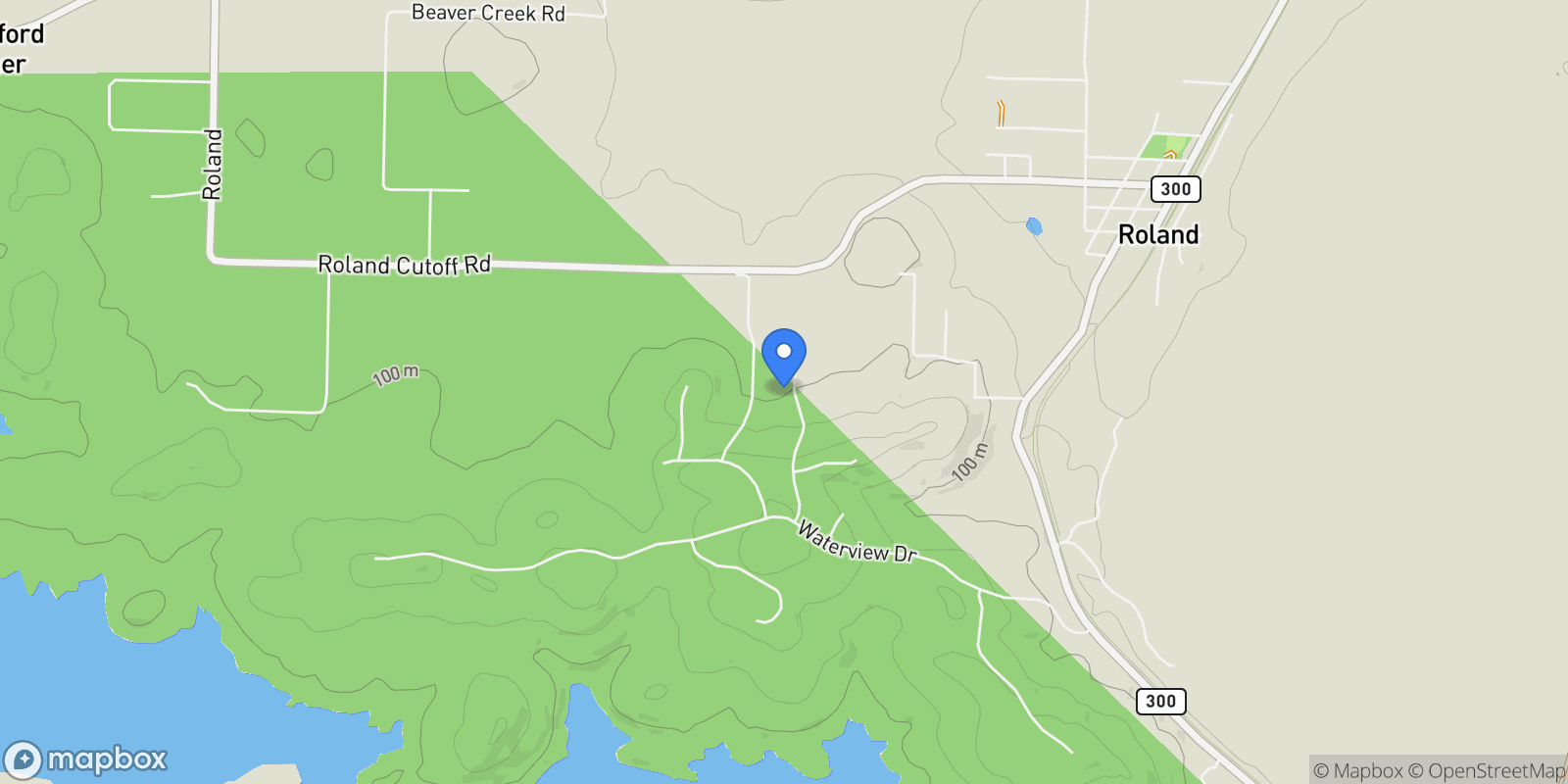 Map showing 17105 Valley View Loop, Roland, AR 72135, Roland, Arkansas, United States.