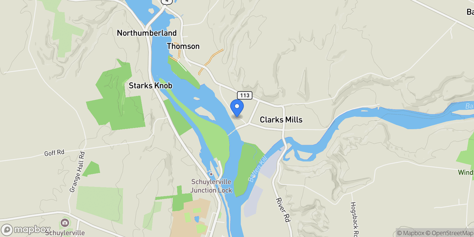 Map showing 19 County Route 70, Greenwich, NY 12834, Cambridge, New York, United States.
