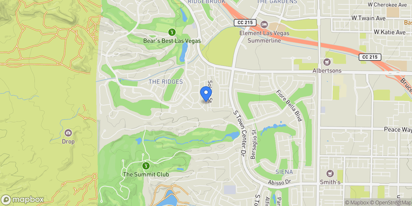 Map showing 88 Pristine Glen Street, Las Vegas, Nevada, United States.