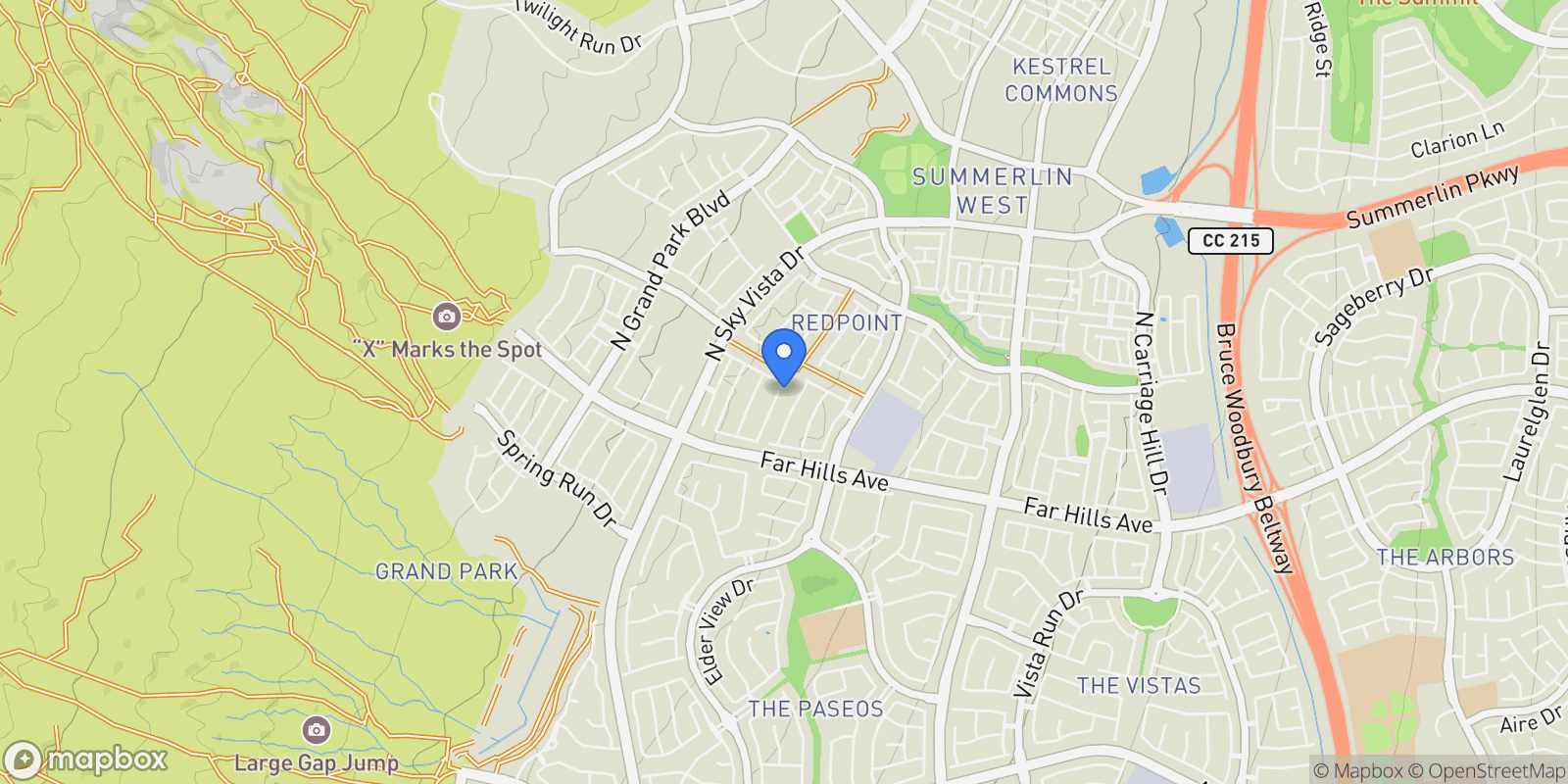 Map showing 230 Cactus Sunrise Street, Las Vegas, Nevada, United States.