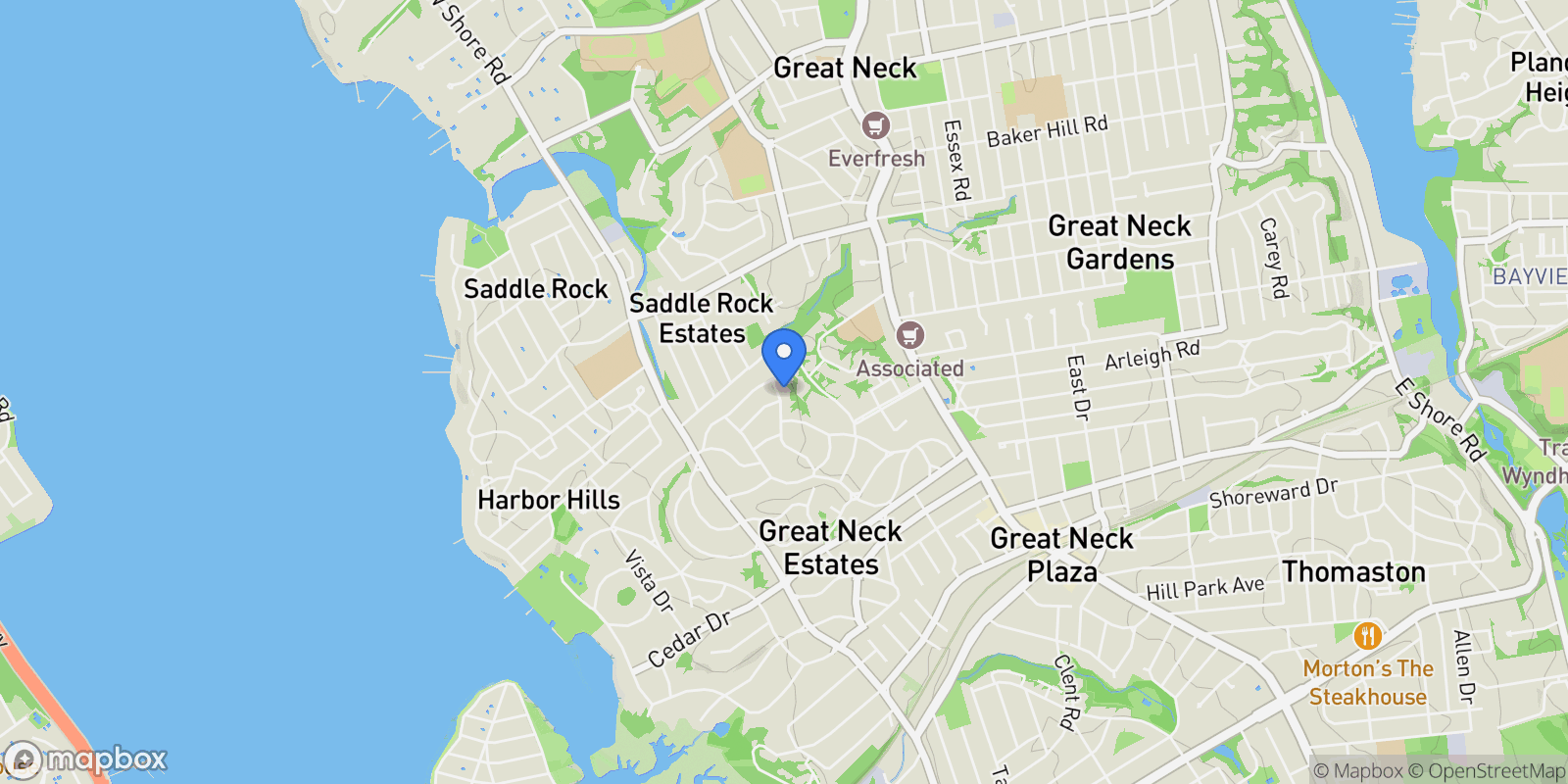 Map showing 200 Myrtle Drive, Great Neck, NY, 11021, USA, Great Neck, New York, United States.