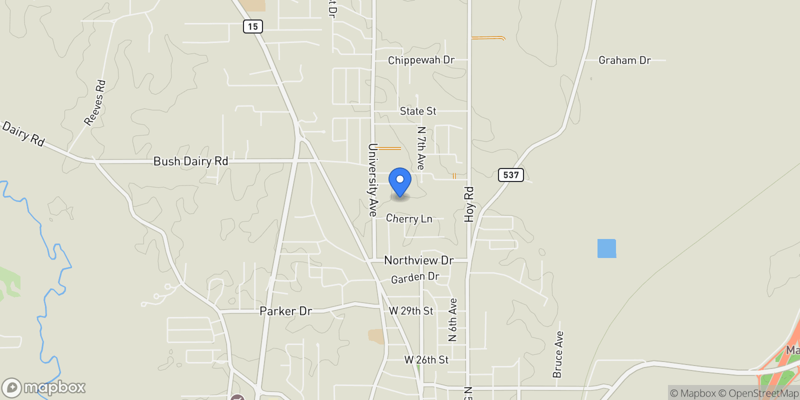 Map showing 00 Briar Creek, Laurel, MS 39440, Laurel, Mississippi, United States.