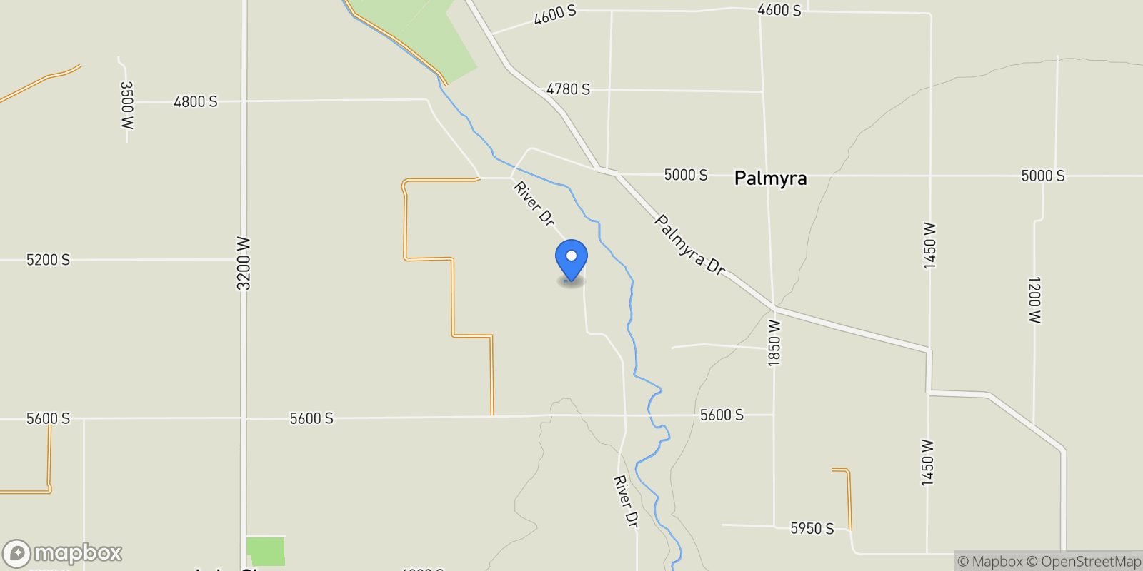 Map showing 5272 S RIVER LN, Spanish Fork, UT 84660, Spanish Fork, Utah, United States.