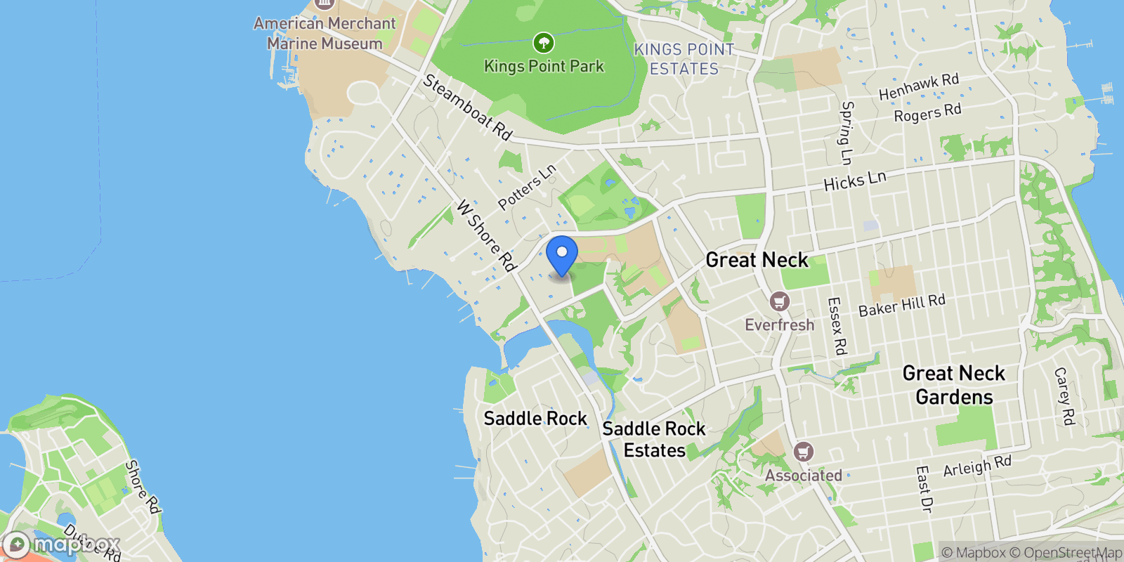 Map showing 9 Stream Court, Great Neck, NY, 11024, USA, Great Neck, New York, United States.