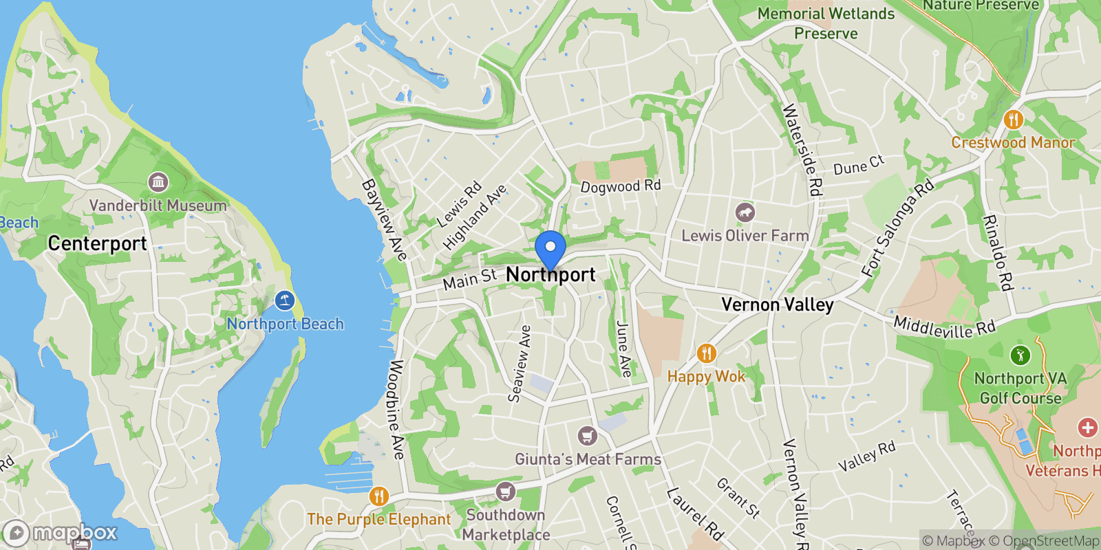 Map showing 271 Bread And Cheese Holl, Northport, NY, 11768, USA, Northport, New York, United States.