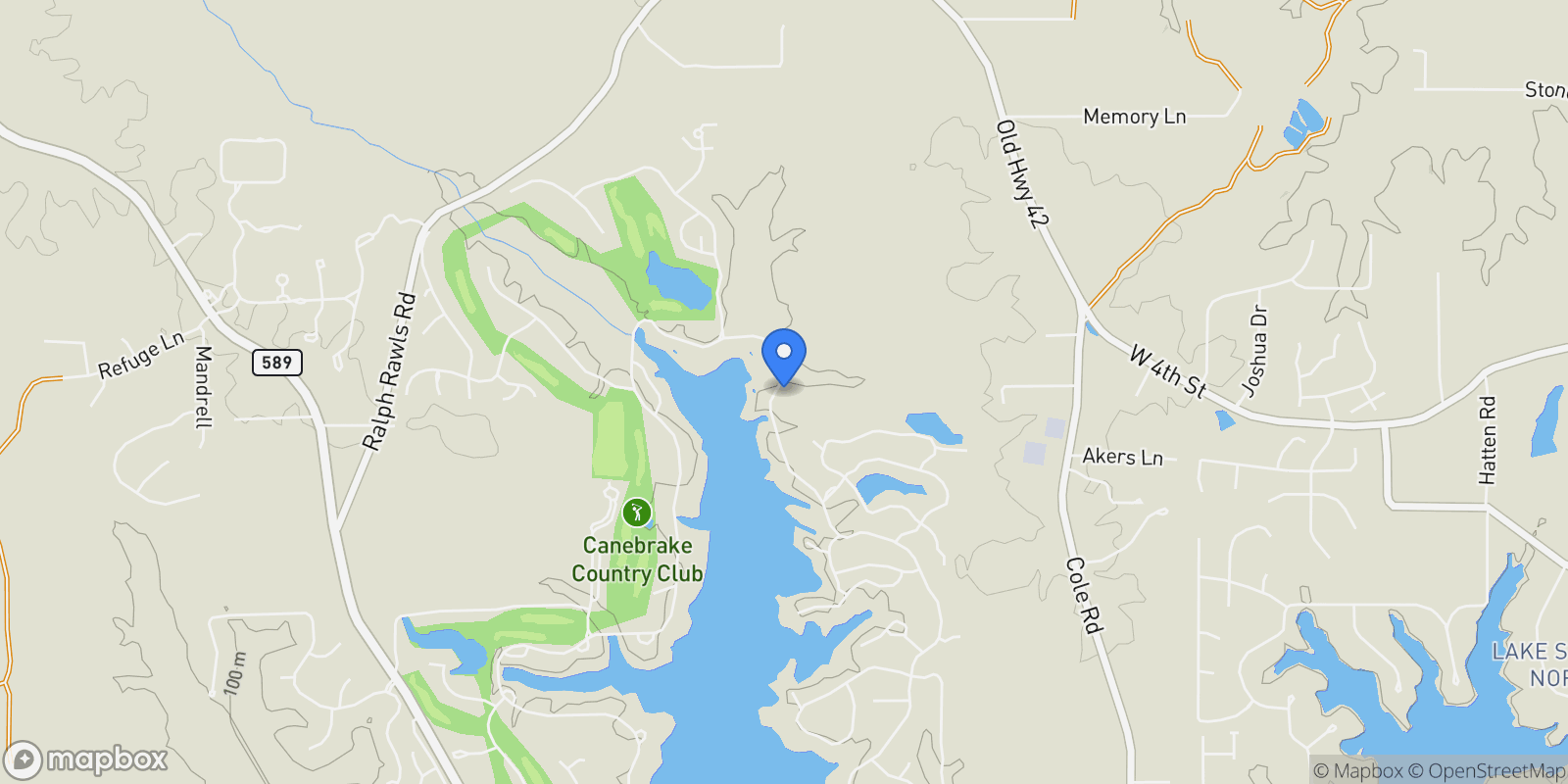 Map showing 49 Canebrake Boulevard, Hattiesburg, MS 39402, Hattiesburg, Mississippi, United States.