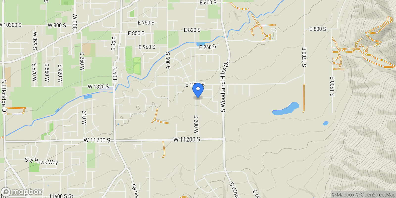 Map showing 1414 S 790 E, Salem, UT 84653, Salem, UT, United States.