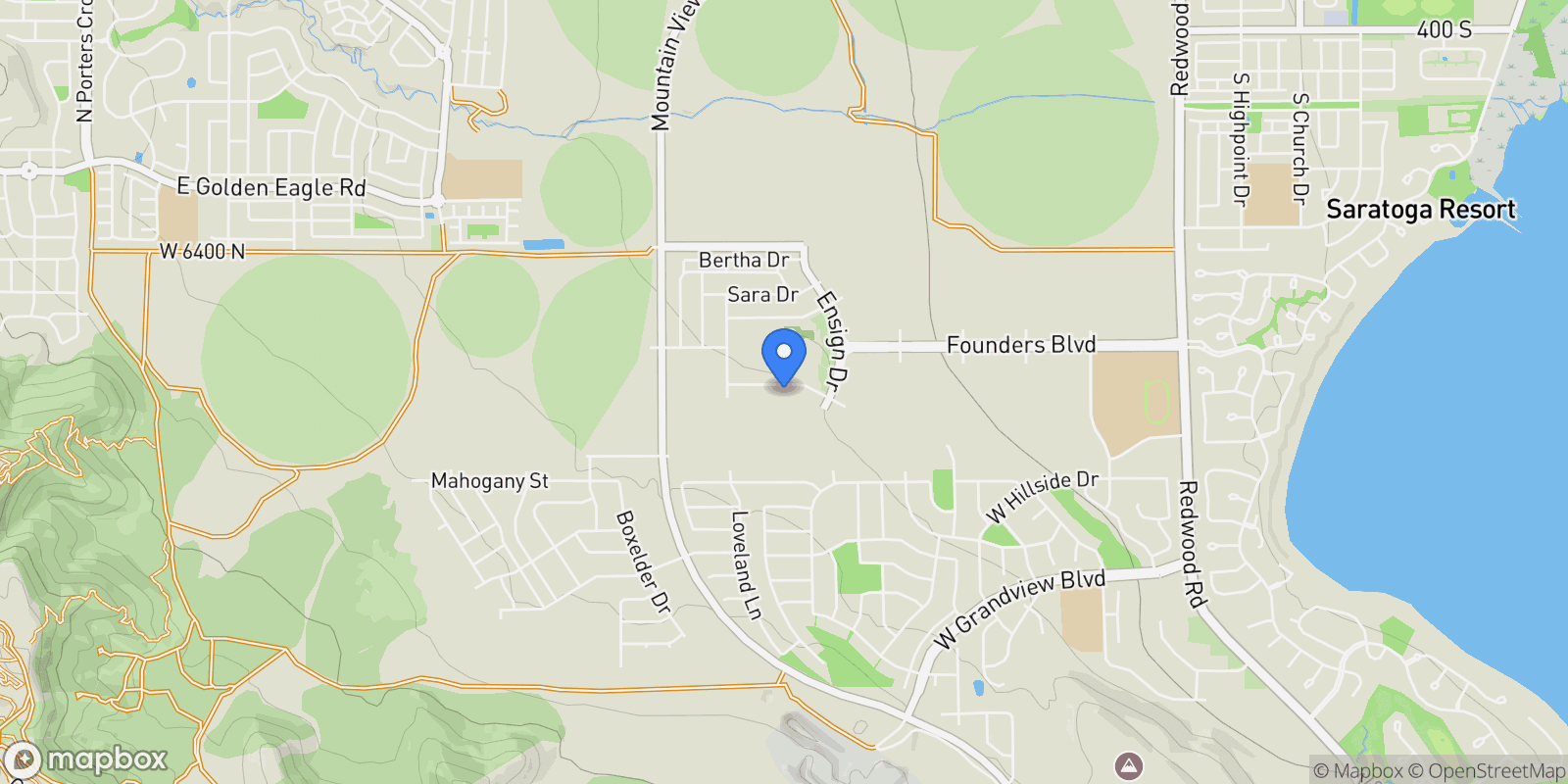 Map showing 717 W LIGHTHOUSE DR, Saratoga Springs, UT 84045, Saratoga Springs, Utah, United States.