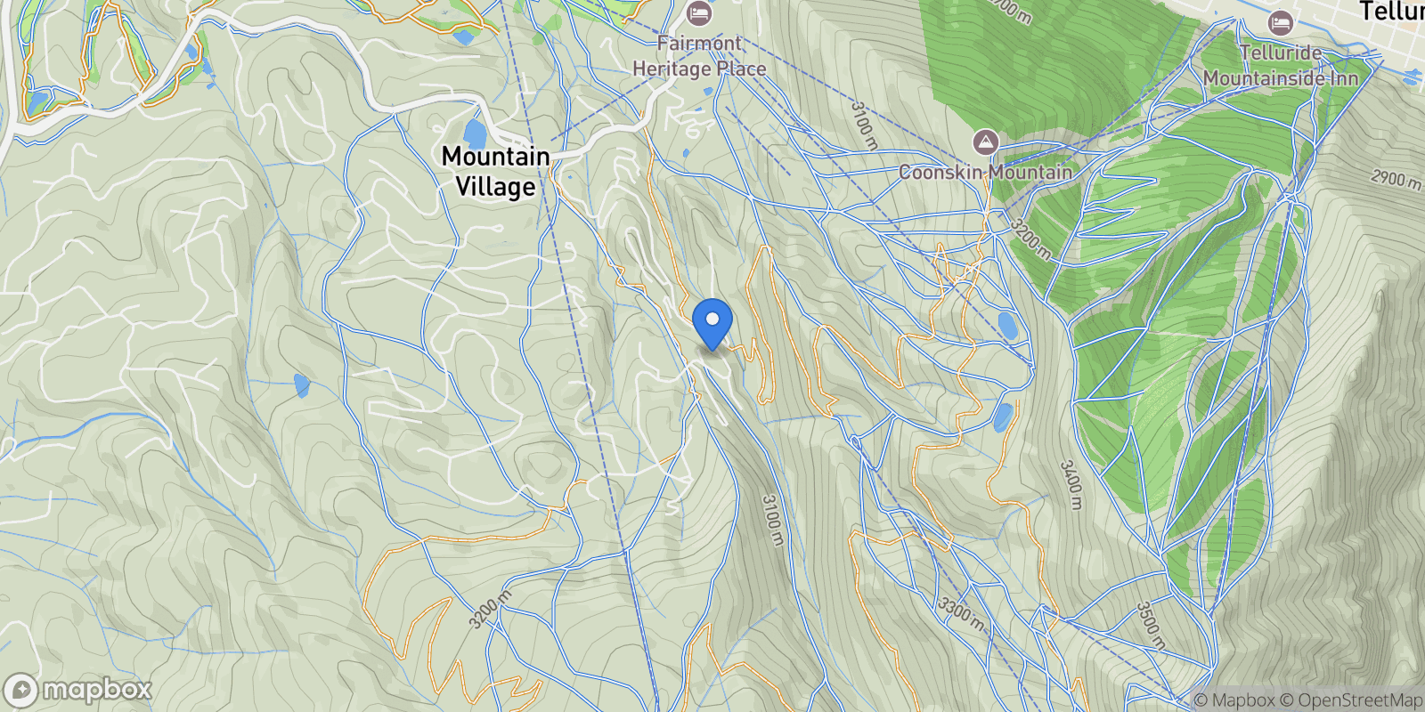 Map showing 162 San Joaquin Road Chalet 5 , Mountain Village, CO 81435, Mountain Village, Colorado, United States.