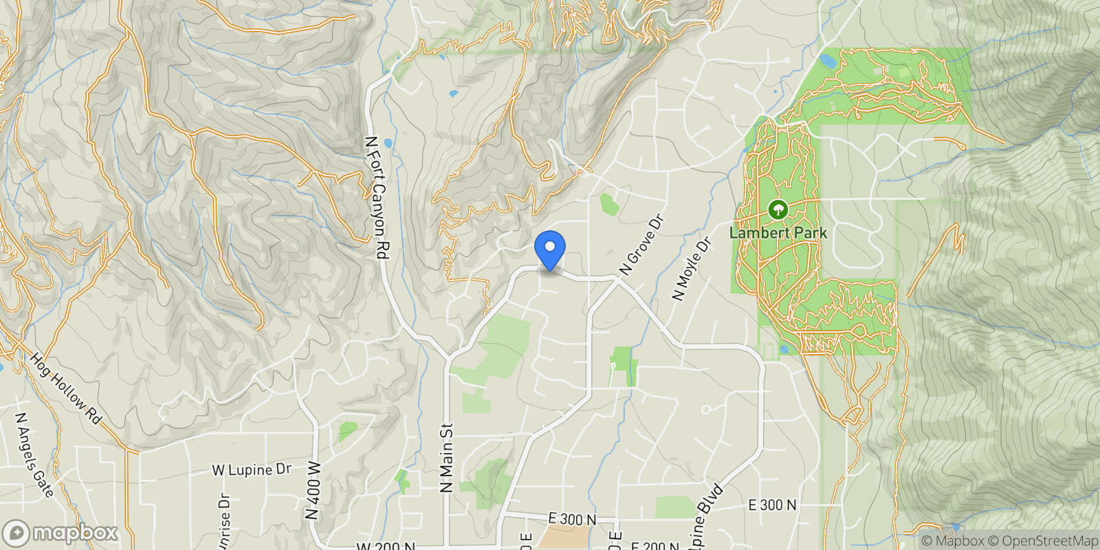 Map showing 382 E HERITAGE DR, Alpine, UT 84004, American Fork, Utah, United States.