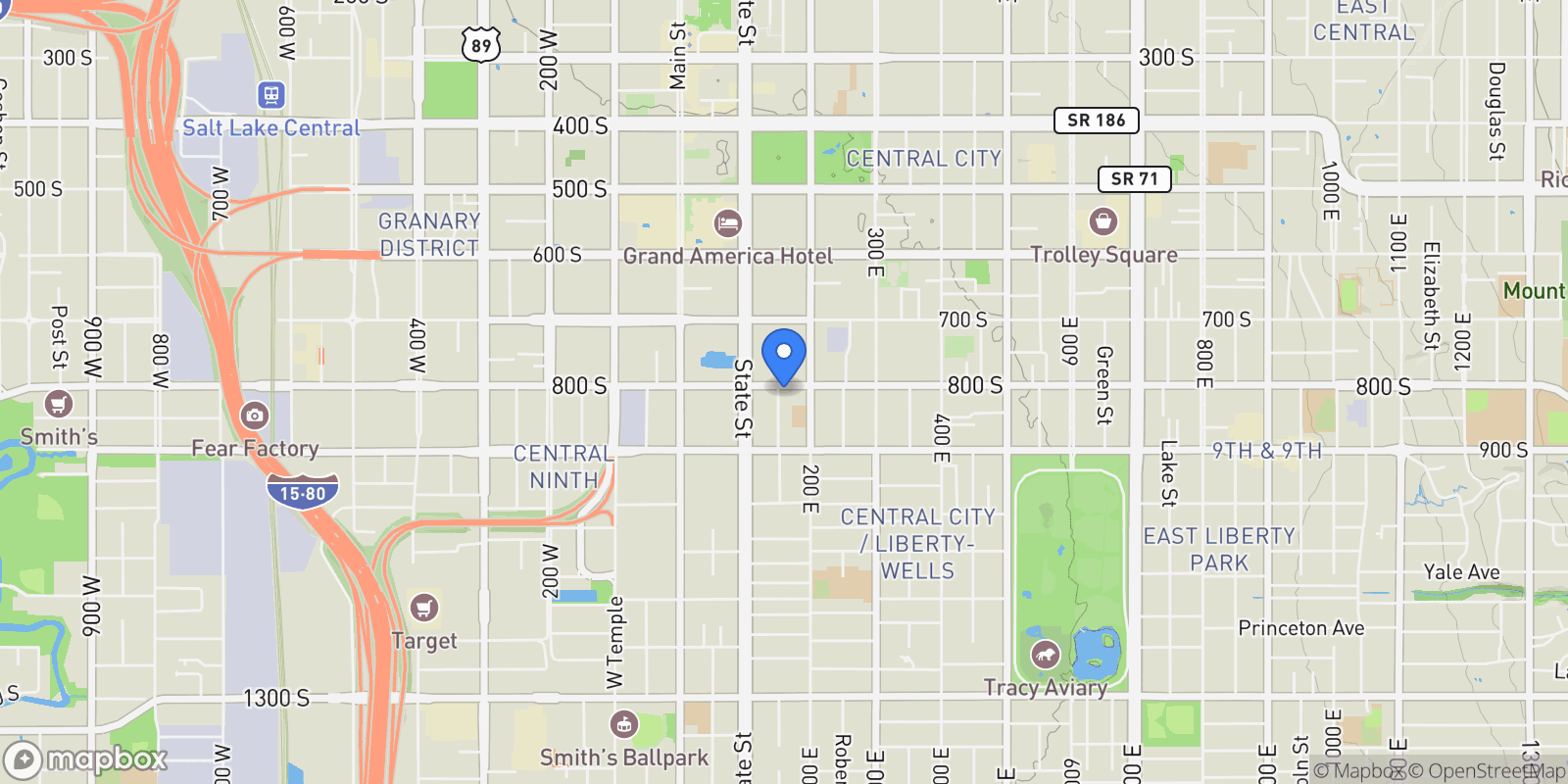 Map showing 150 E 800 N, Lindon, UT 84042, Salt Lake City, Utah, United States.