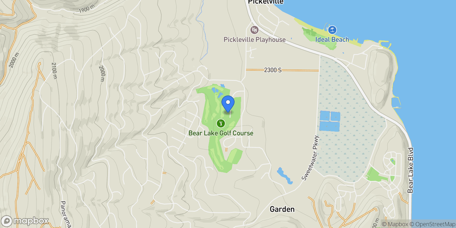 Map showing 2599 S FOXRIDGE RD, Garden City, UT 84028, Garden, Utah, United States.