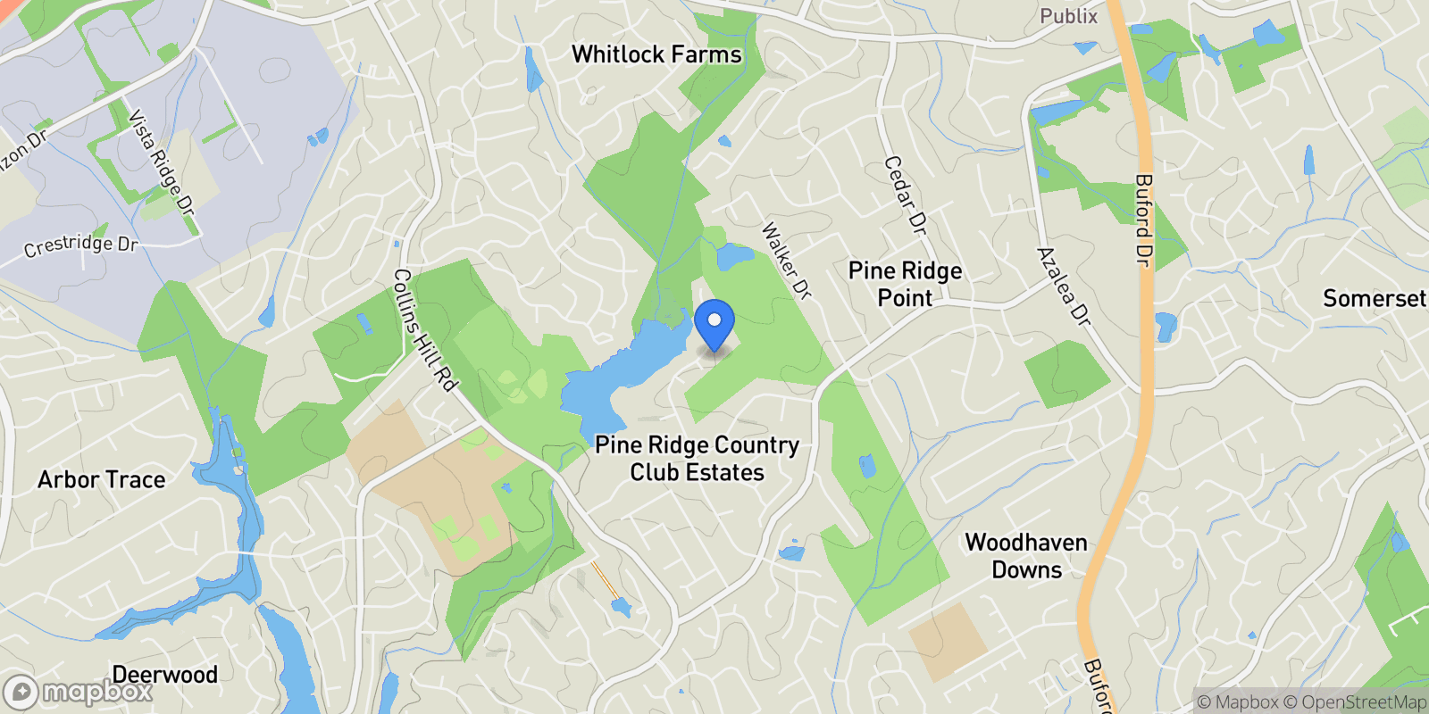 Map showing Lawrenceville, Georgia, United States.