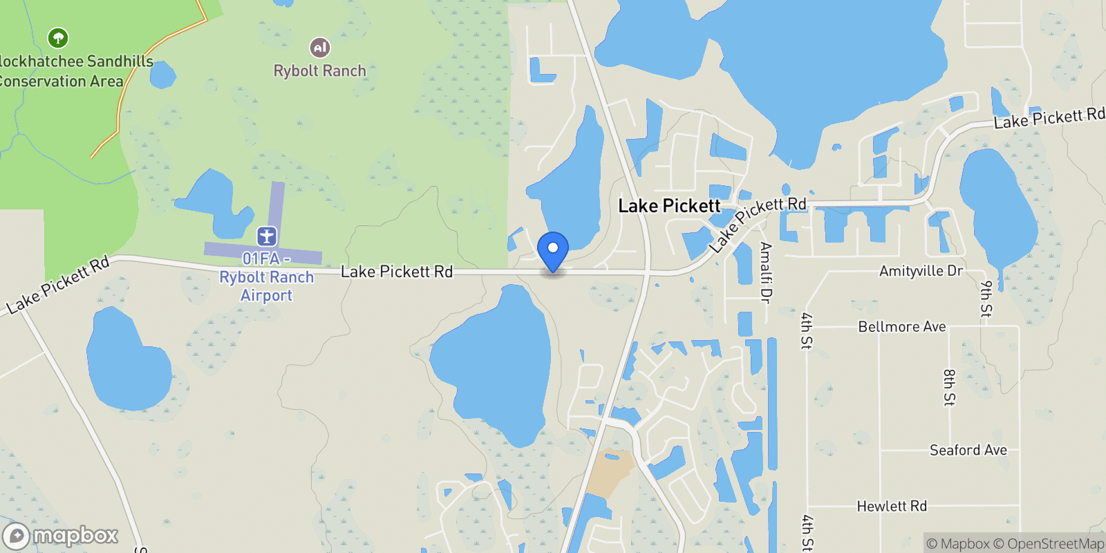Map showing 17019 OVERSTORY ROAD, ORLANDO, FL 32820, Orlando, Florida, United States.