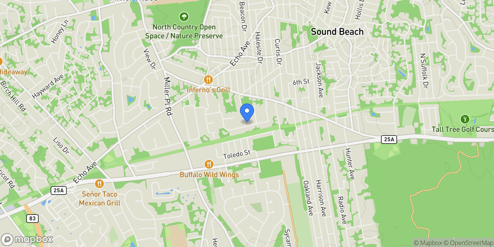 Map showing 17 Sunwood Drive , Miller Place, NY 11764, Miller Place, New York, United States.