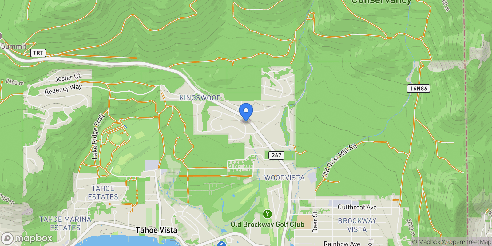 Map showing 7773 Forest Glenn Drive, Tahoe Vista, CA 96148, Kings Beach, California, United States.