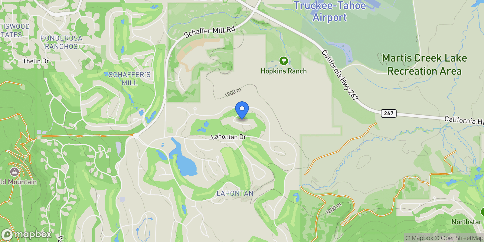 Map showing 377 James McIver, Truckee, CA 96161, Truckee, California, United States.