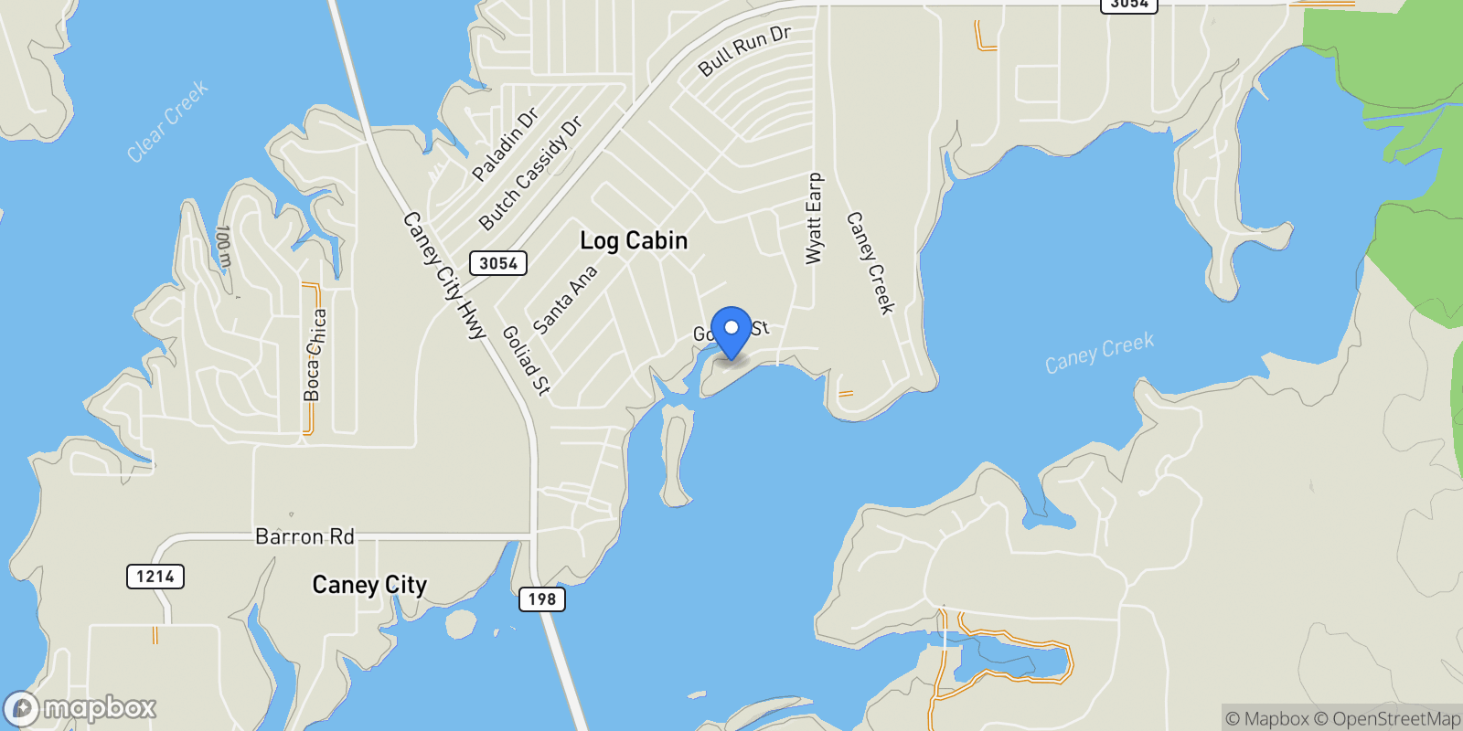 Map showing 14120 Park Way, Malakoff, TX 75148, Malakoff, Texas, United States.