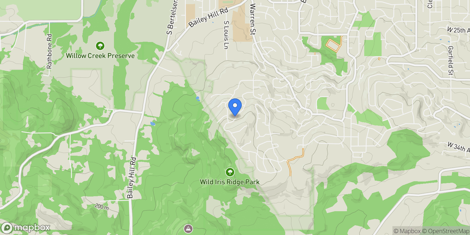 Map showing 3085 Summit Sky Blvd, Eugene, OR 97405, Eugene, Oregon, United States.