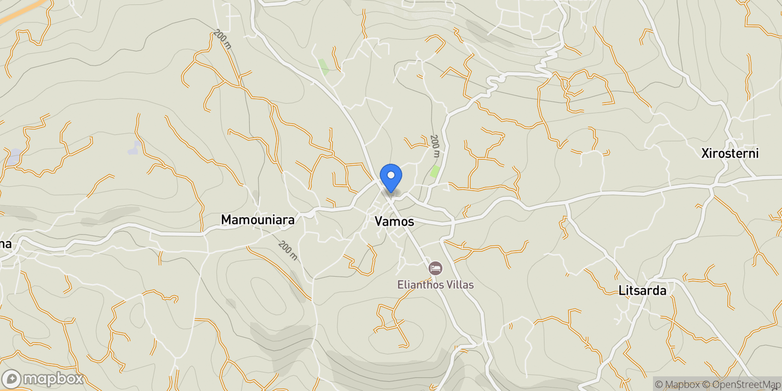 Map showing C55X+P4W, Vamos 730 08, Greece, Apokoronas, Greece.