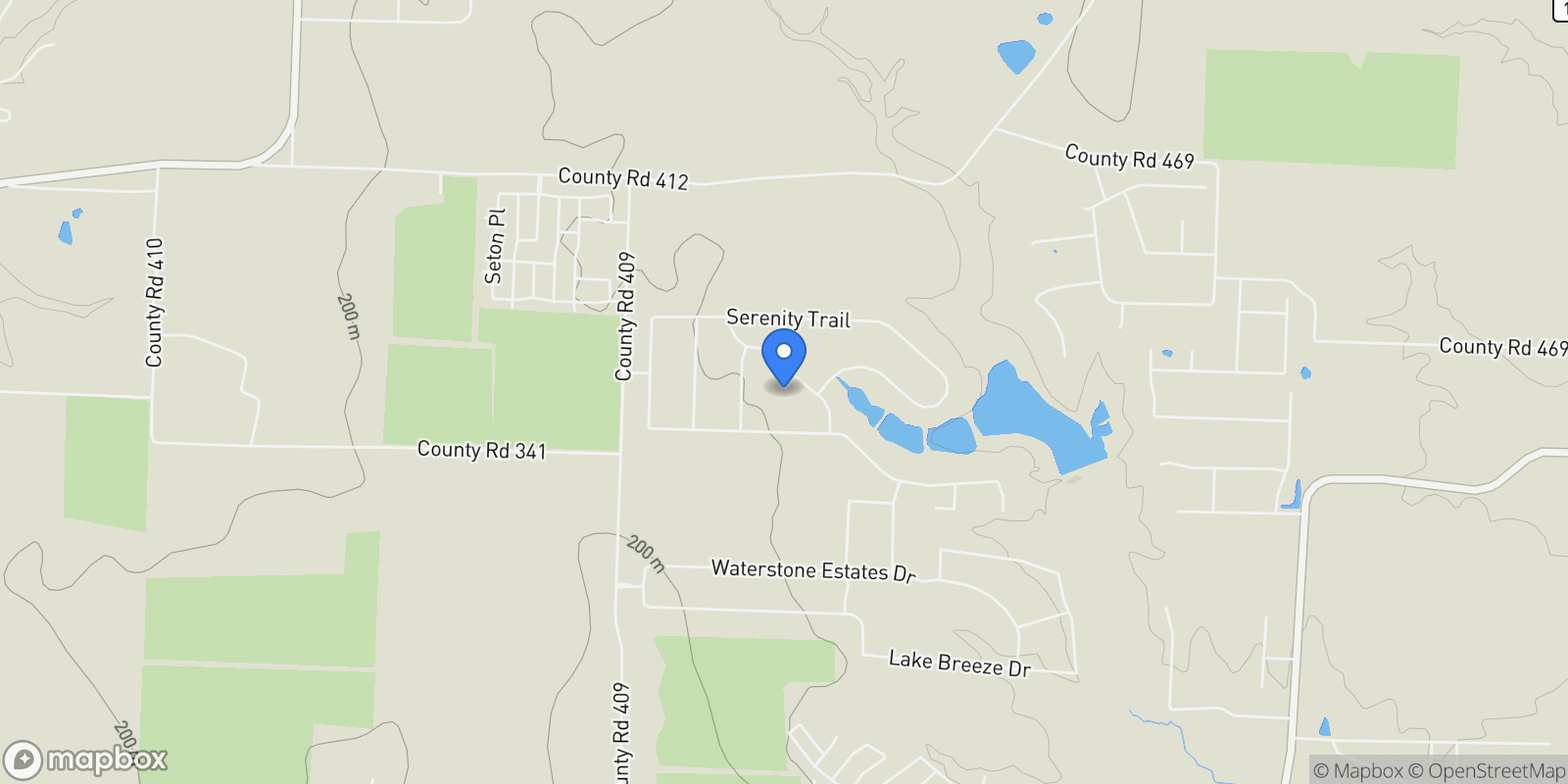 Map showing 4405 Wolf Court, McKinney, TX 75071, McKinney, Texas, United States.