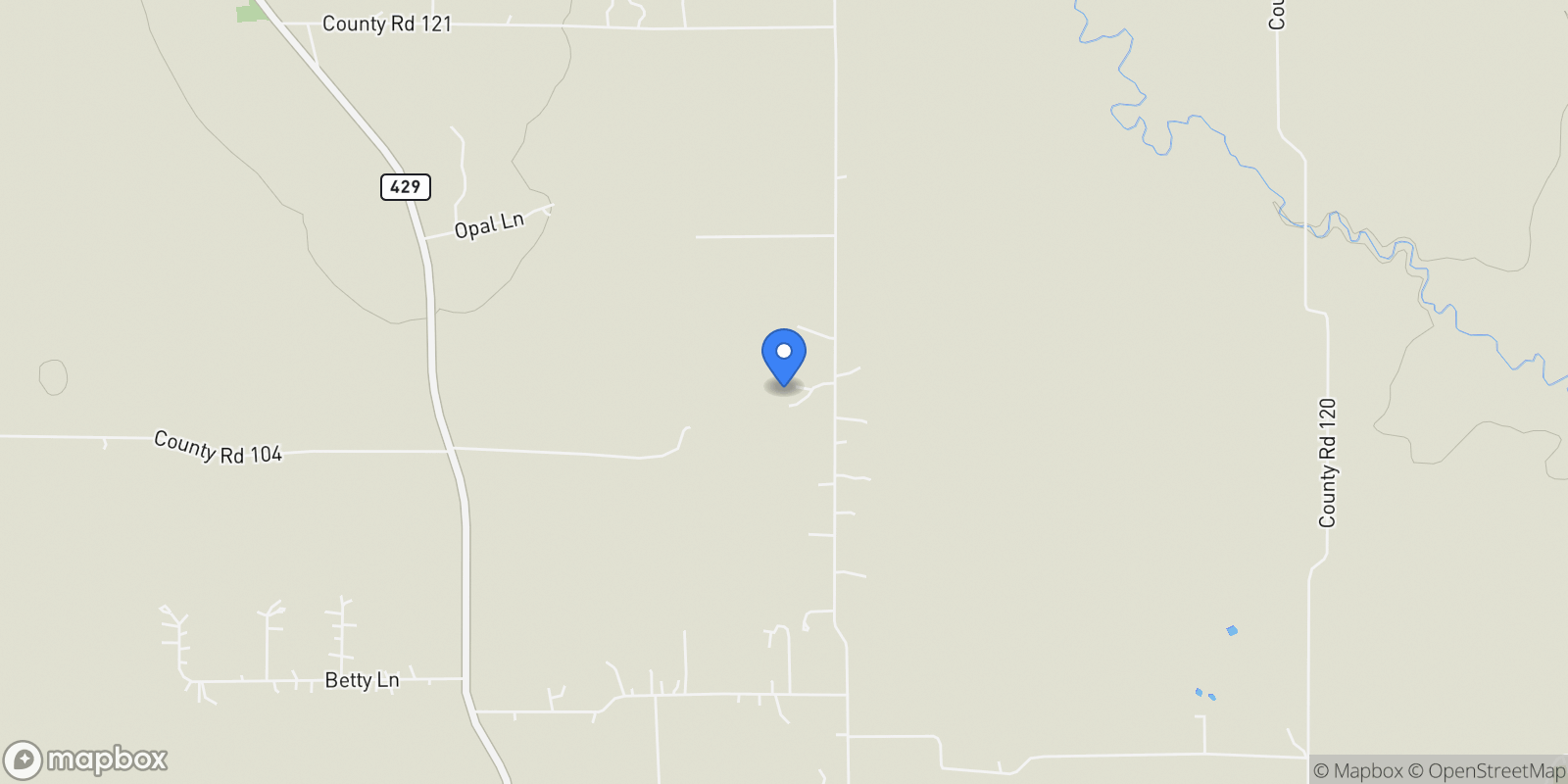 Map showing 1814 Cr 121, Kaufman, TX 75142, Kaufman, Texas, United States.