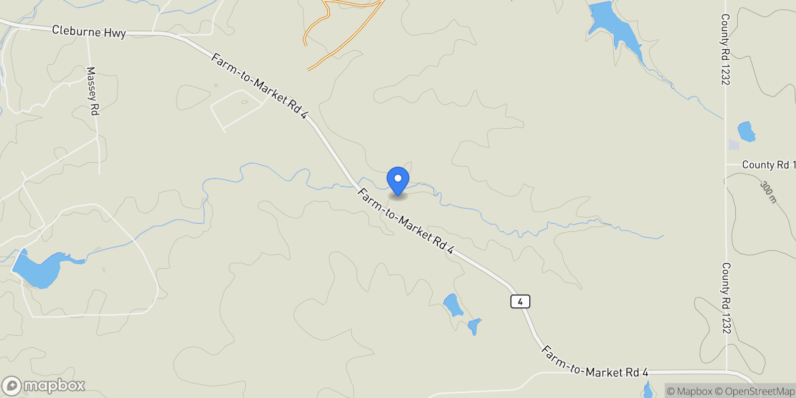 Map showing 11783 W Fm 4, Godley, TX 76044, Godley, Texas, United States.
