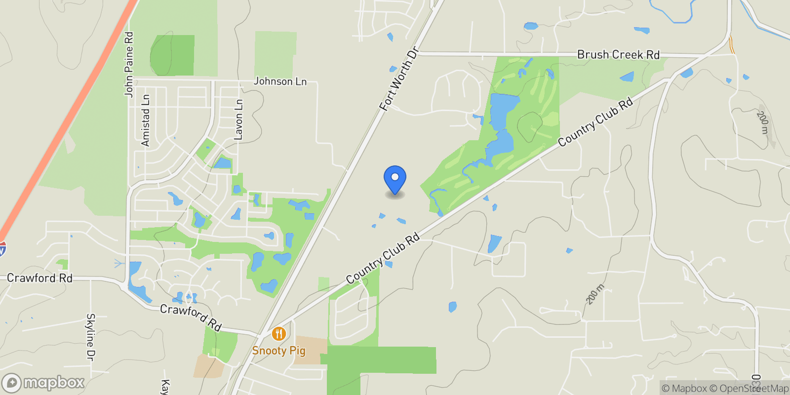 Map showing 7100 Eagles Nest Court, Argyle, TX 76226, Lantana, Texas, United States.