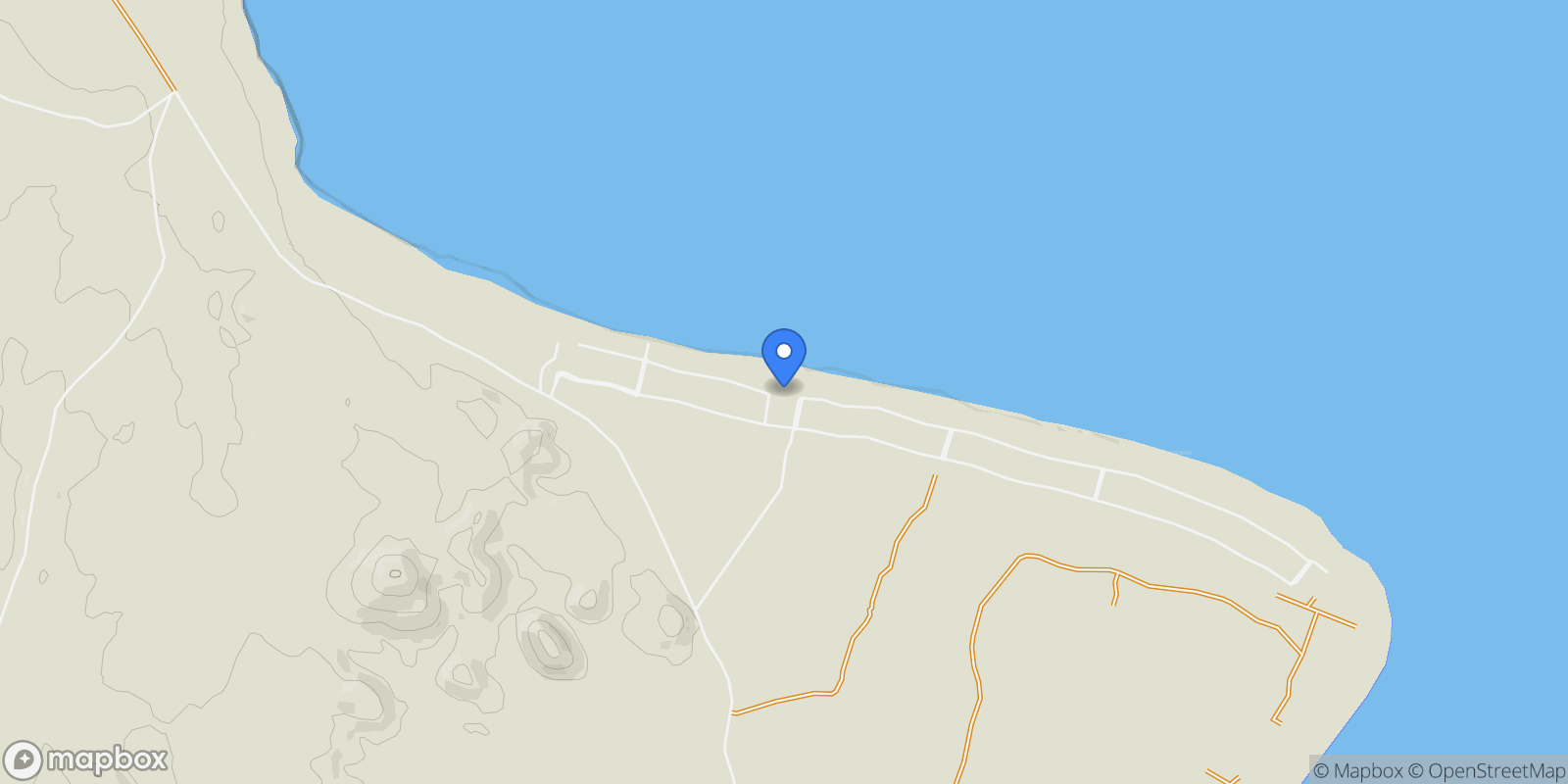 Map showing Lot Lighthouse Point Estates A42 Playa Feliz, La Ribera, BCS 23572, Ligth House Point States, Baja California Sur, Mexico.