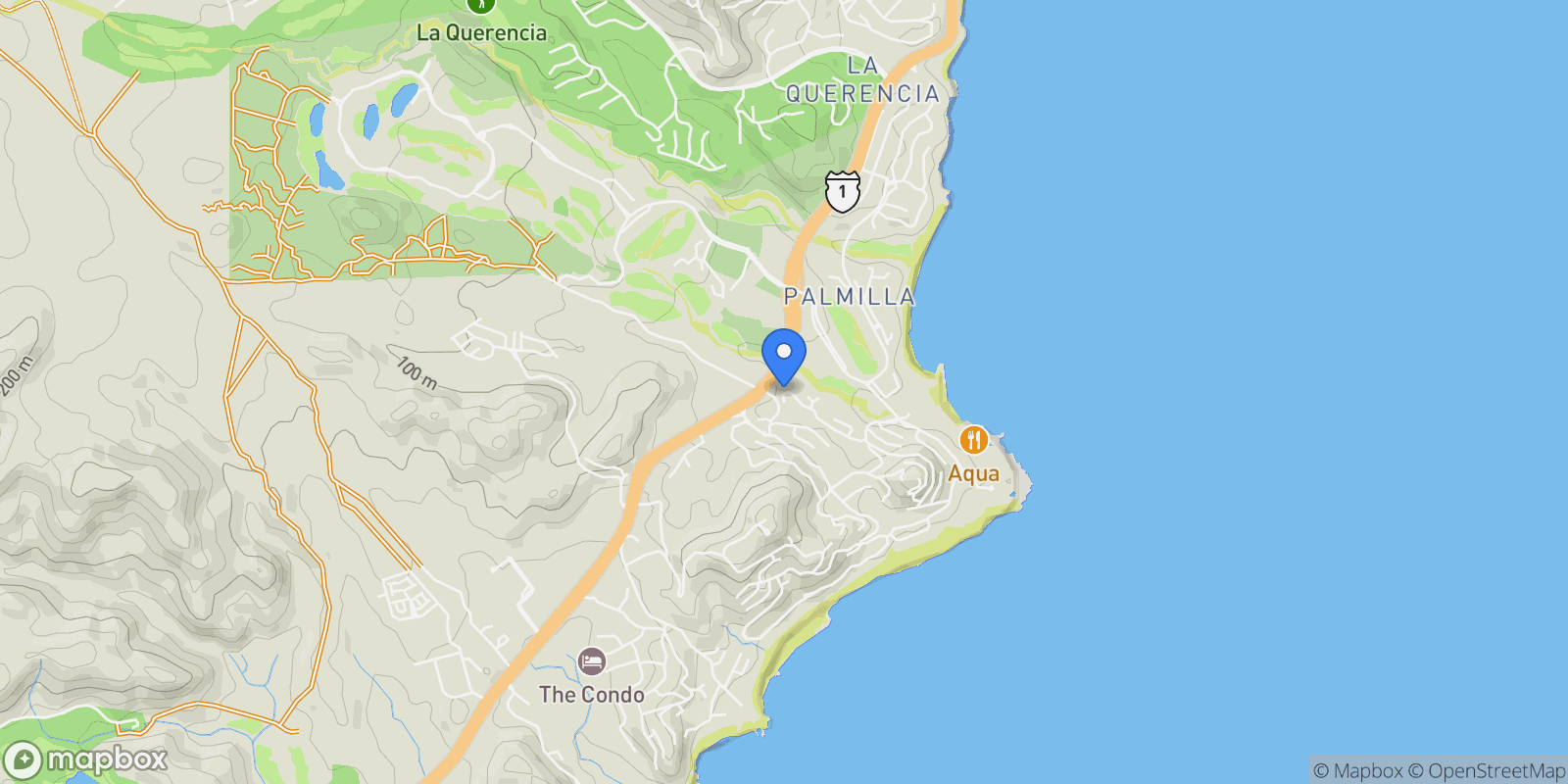 Map showing Cielos 85, Las Entradas, Palmilla, San José del Cabo, BCS 23406, San José del Cabo, Baja California Sur, Mexico.