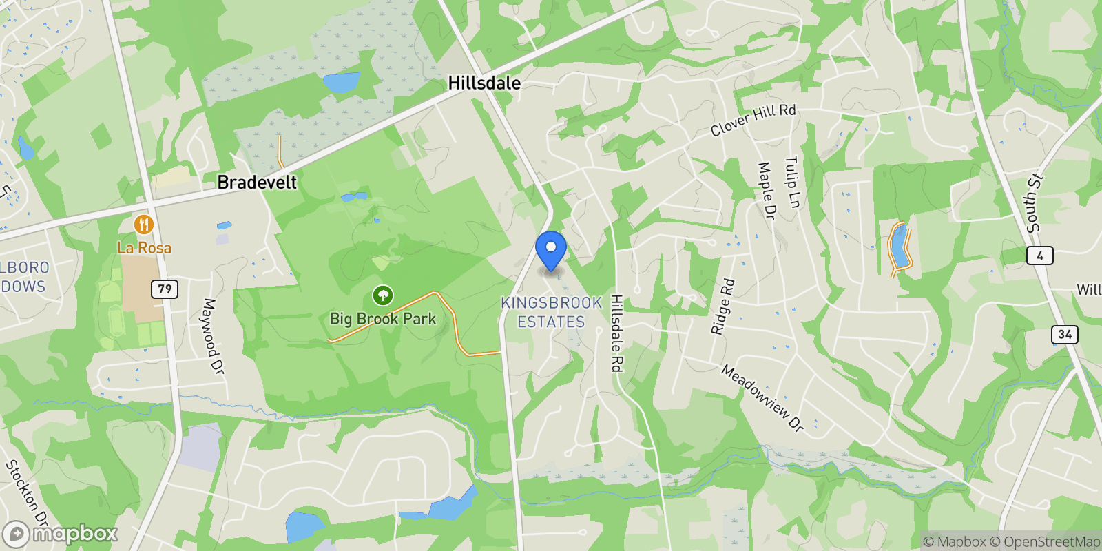 Map showing 10 Red Hawk Road N, Colts Neck, NJ 07722, 07722, New Jersey, United States.