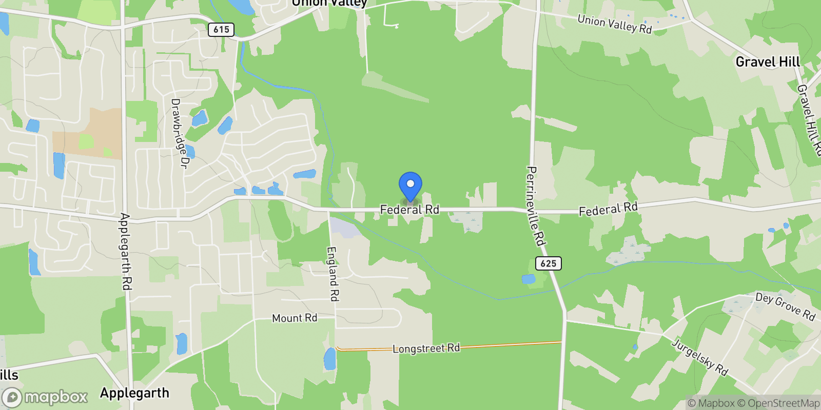 Map showing 280 Federal Road, Monroe, NJ 08831, Monroe Township, New Jersey, United States.