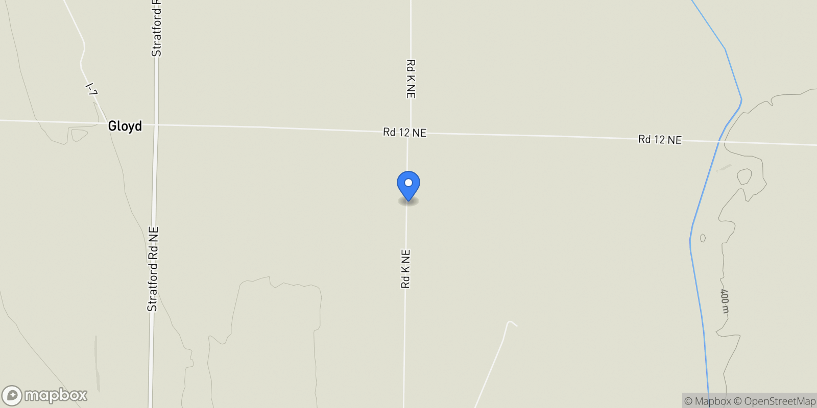 Map showing 11801 Road K Ne, Moses Lake, WA 98837, Moses Lake, Washington, United States.