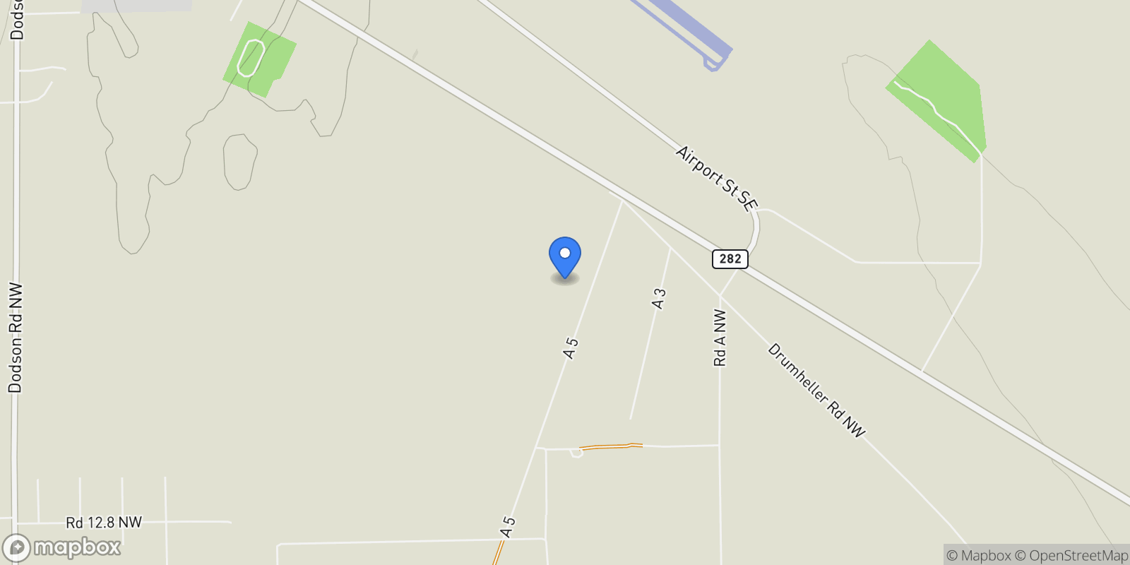 Map showing 13434 Road A.5 NW, Ephrata, WA 98823, Ephrata, Washington, United States.