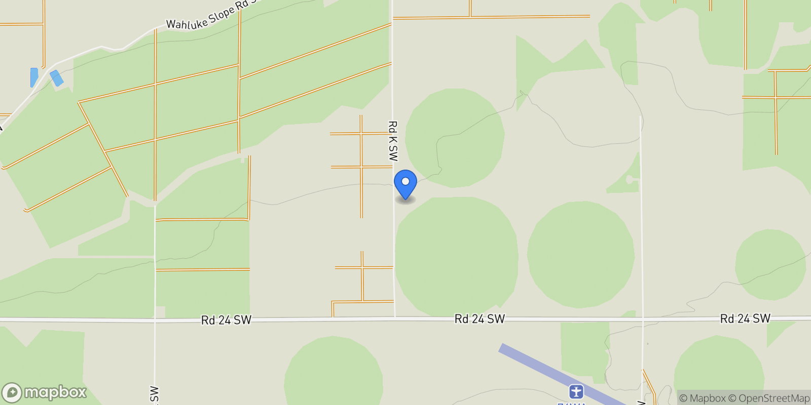 Map showing 23547 SW Rd K, Mattawa, WA 99349, Mattawa, Washington, United States.