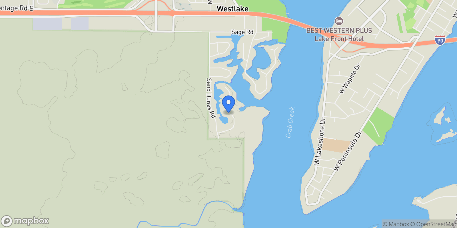 Map showing 800 S Camas Pl, Moses Lake, WA 98837, Moses Lake, Washington, United States.