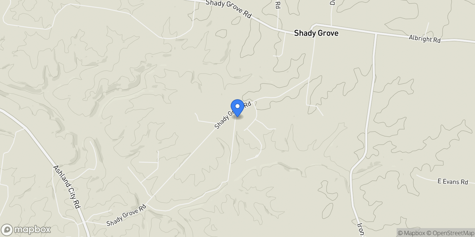 Map showing 1088 Mcdaniel Rd, Clarksville, TN 37043, Clarksville, Tennessee, United States.
