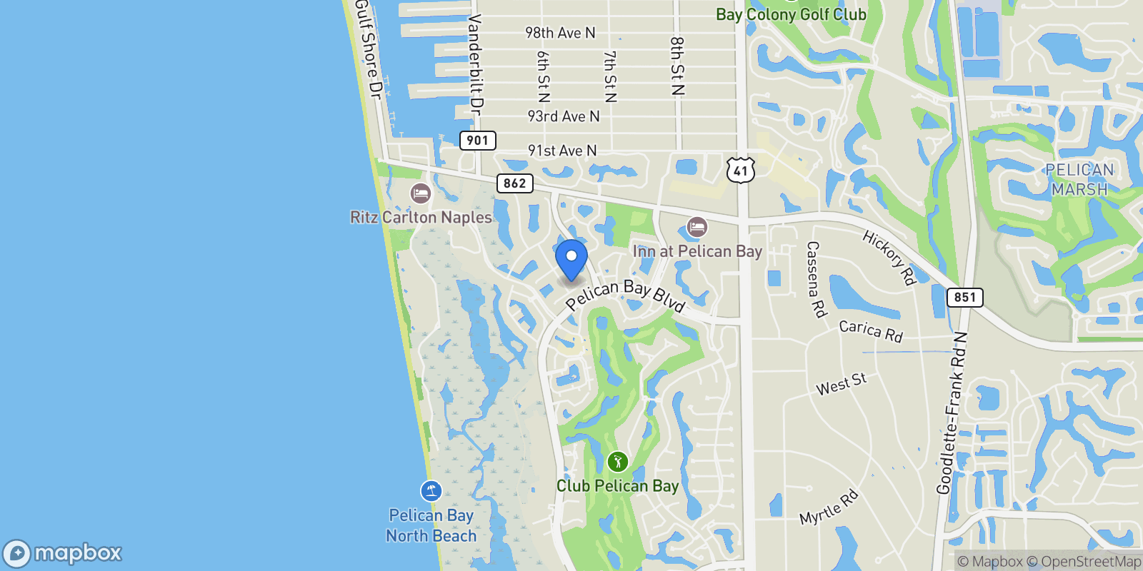 Map showing 355 Sedgwick Court, Naples, Florida, United States.