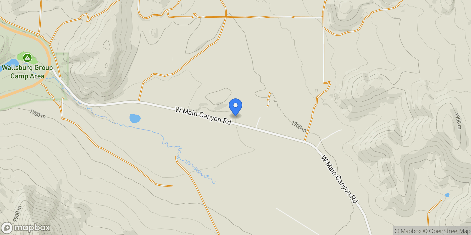 Map showing 1570 W Main Rd, Wallsburg, UT 84082, Wallsburg, Utah, United States.