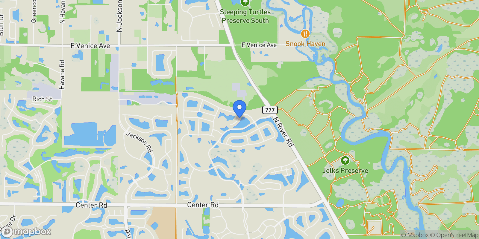 Map showing 2171 Chenille Court, Venice, FL 34292, Venice, Florida, United States.