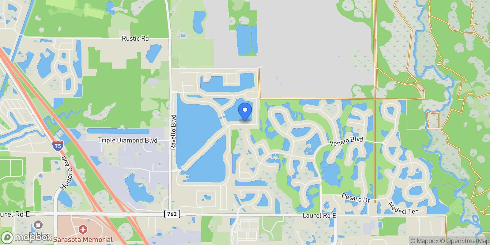 Map showing 331 Toscavilla Boulevard, Nokomis, FL 34275, Venice, Florida, United States.