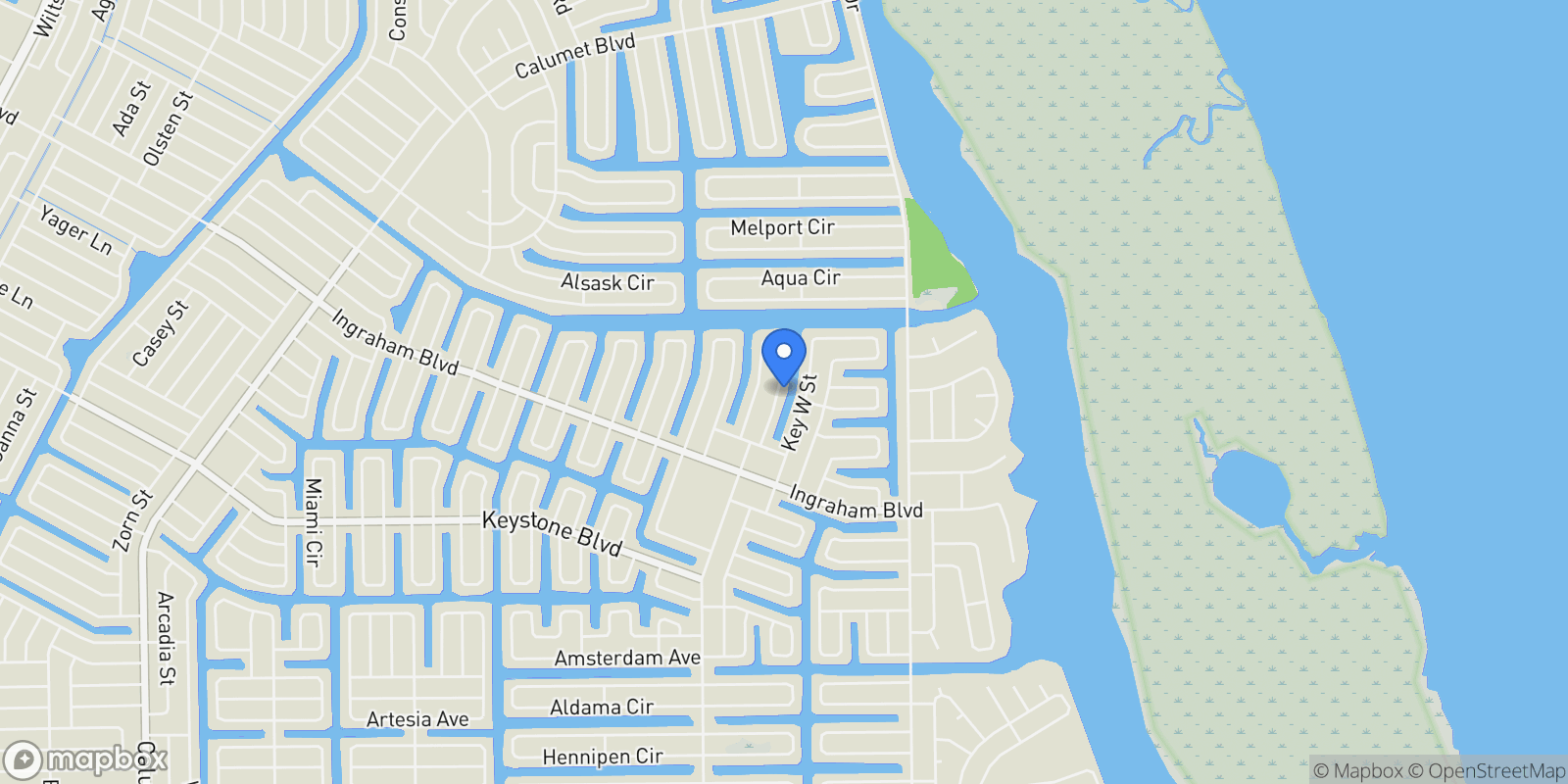 Map showing 9450 NEWNAN CIRCLE, PORT CHARLOTTE, FL 33981, Port Charlotte, Florida, United States.