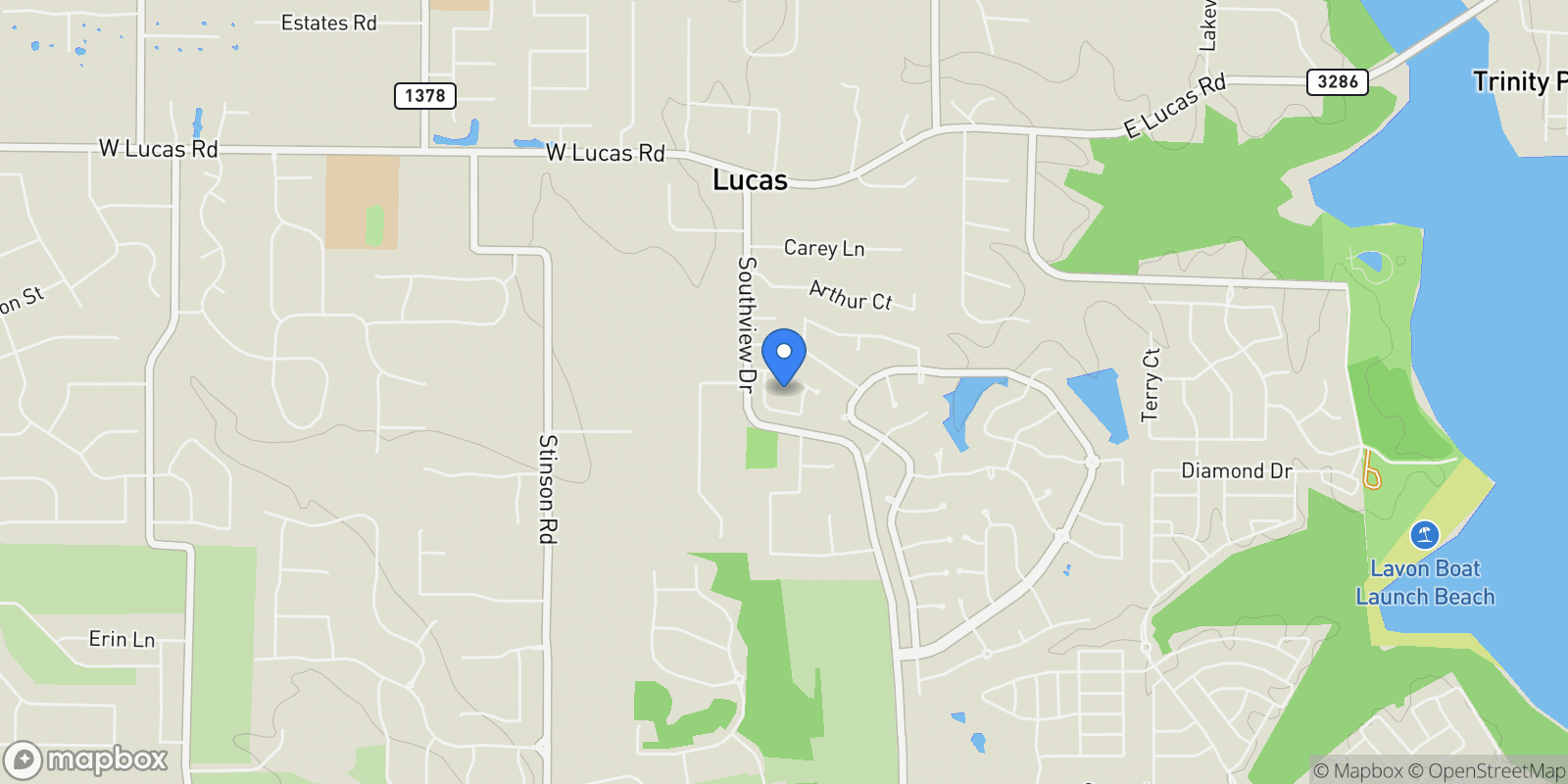 Map showing 725 Chapel Court, Allen, TX 75002, Allen, Texas, United States.
