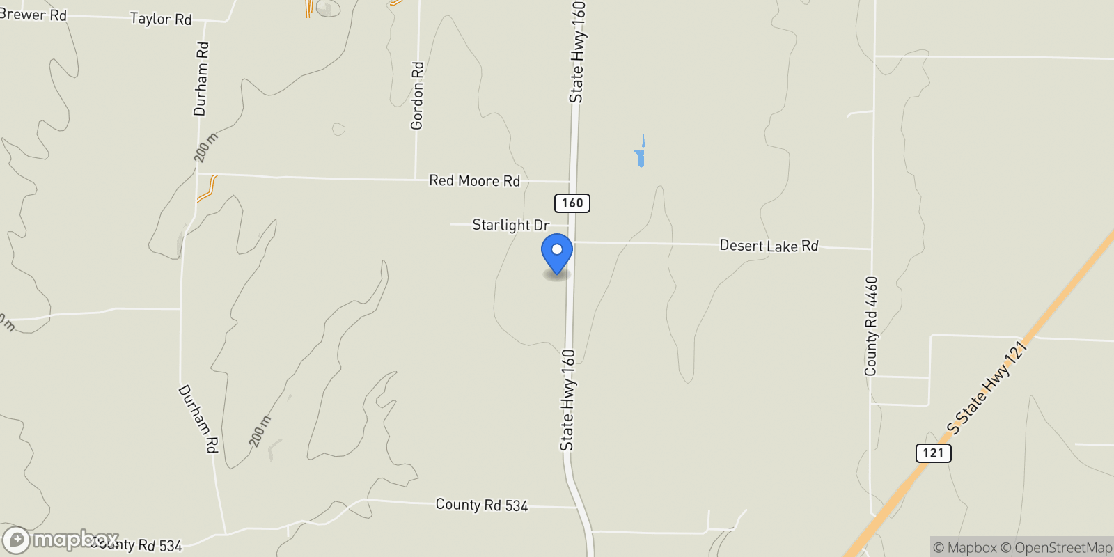 Map showing TBD TX-160 #1, Whitewright, TX 75491, Whitewright, Texas, United States.