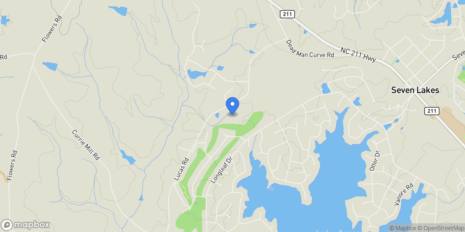 Map showing 549 Lucas Road, West End, NC 27376, Jackson Springs, North Carolina, United States.