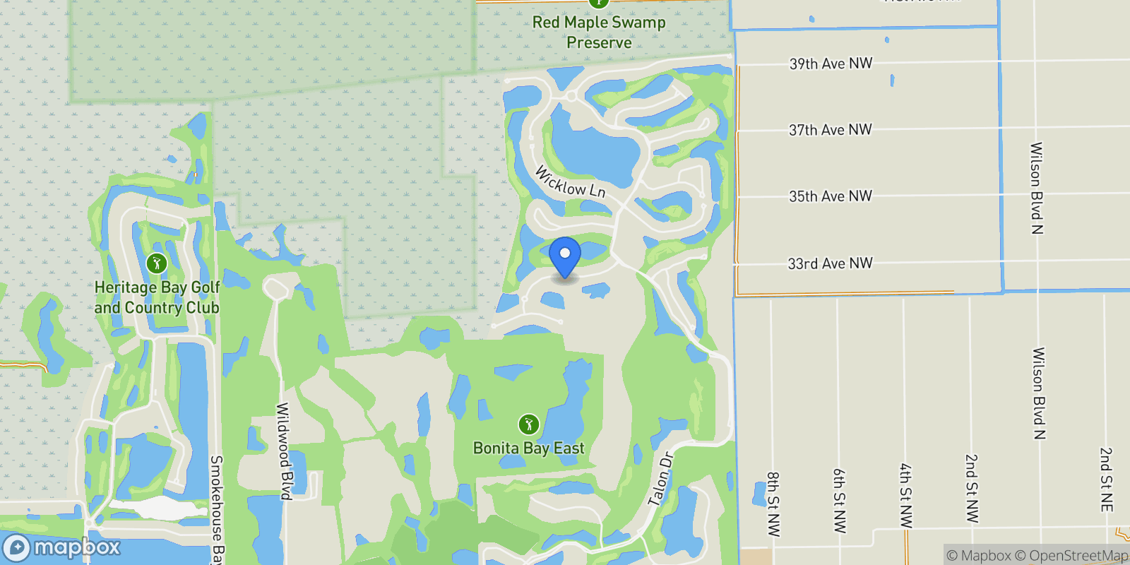 Map showing 11908 Hedgestone Court, Naples, FL 34120, Naples, Florida, United States.