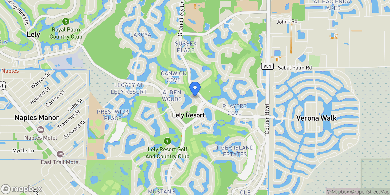Map showing 7924 Cordoba Place, Naples, FL 34113, Naples, Florida, United States.