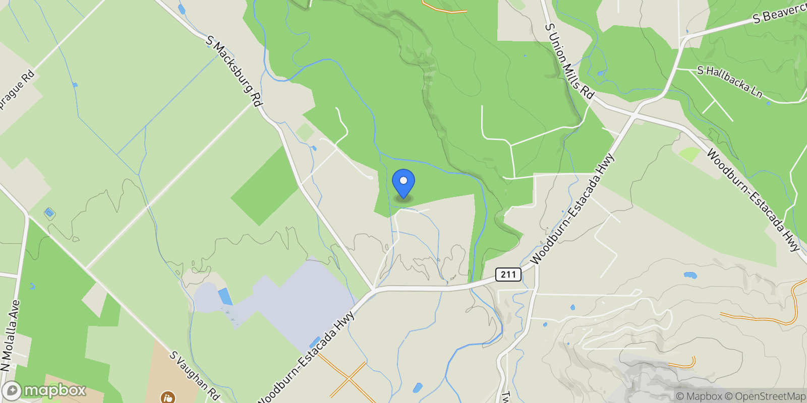 Map showing 15959 S HOLMES RD, Molalla, OR 97038, Molalla, Oregon, United States.