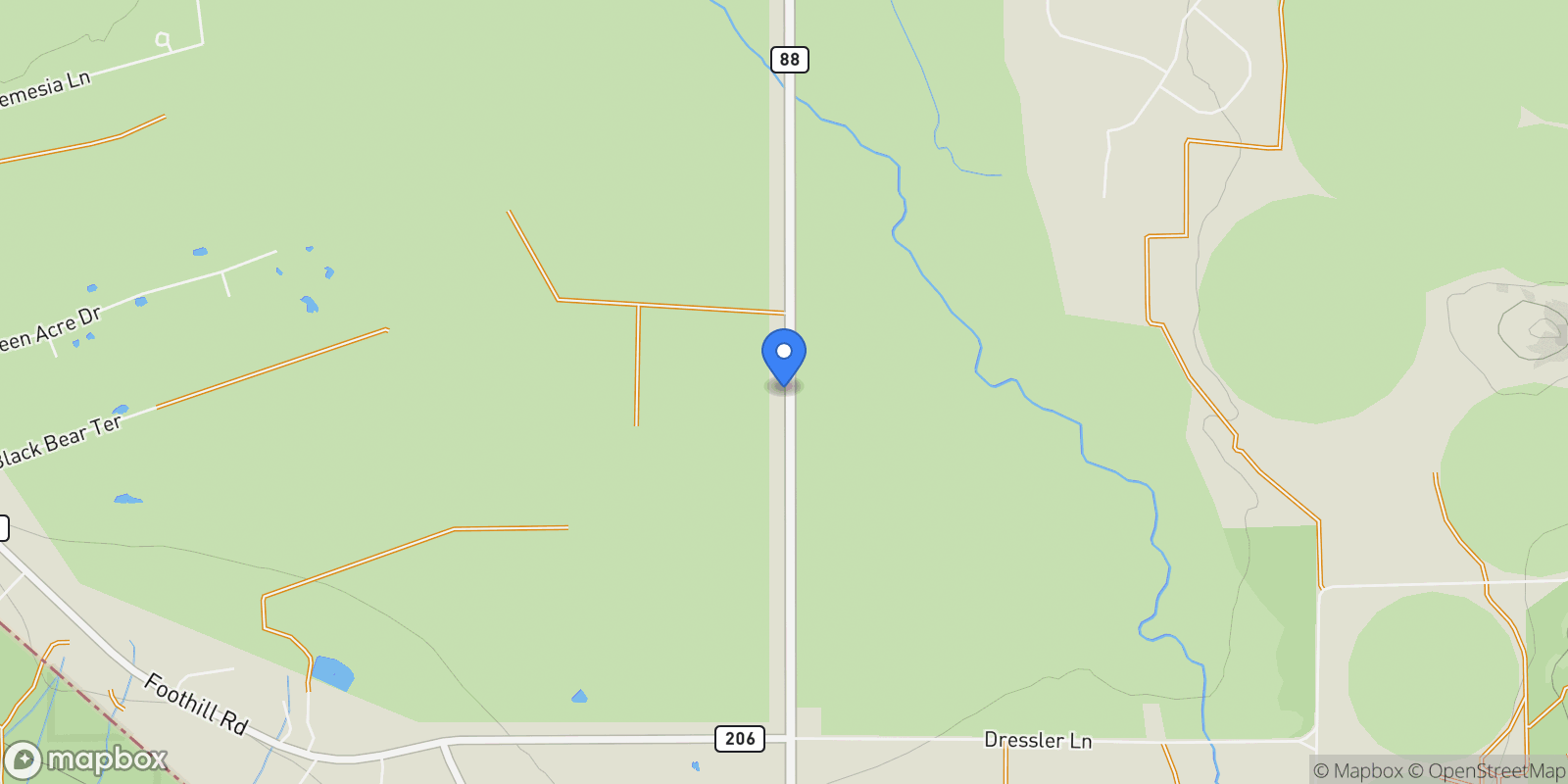 Map showing 580 Nv-88, Gardnerville, NV 89460, Gardnerville, Nevada, United States.
